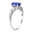 The Bellina Ring, smalltop view on a hand
