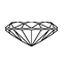 1.14 Carat Oval Diamond small side view with measurements