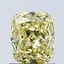 1.06 Ct. Fancy Intense Yellow Cushion Lab Grown Diamond
