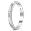 The Denlaw Ring, smalltop view on a hand