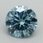 5.02 Ct. Fancy Vivid Blue Round Lab Grown Diamond