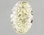 1.03 Ct. Fancy Yellow Oval Lab Grown Diamond
