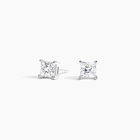 Princess Diamond Stud Earrings