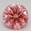 2.53 Ct. Fancy Vivid Pink Round Lab Grown Diamond