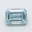 1.70 Ct. Fancy Bluish Green Emerald Lab Grown Diamond