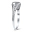The Tamisha Ring, smalltop view on a hand