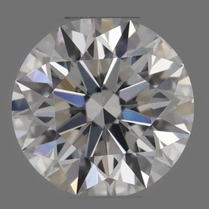 Round diamond — real photo