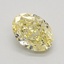 1.08 Ct. Fancy Intense Yellow Oval Lab Grown Diamond