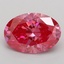 1.58 Ct. Fancy Vivid Pink Oval Lab Grown Diamond