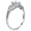 The Gabriela Ring, smalltop view on a hand