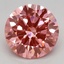 2.45 Ct. Fancy Vivid Pink Round Lab Grown Diamond