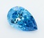 1.31 Ct. Fancy Vivid  Blue Pear Lab Grown Diamond