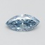 1.14 Ct. Fancy Vivid Blue Marquise Lab Grown Diamond