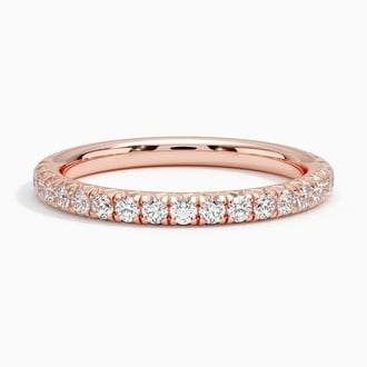 Amelie Three-Quarter Coverage Diamond Ring (1/2 ct. tw.) in 14K Rose Gold