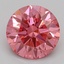 2.08 Ct. Fancy Vivid Pink Round Lab Grown Diamond
