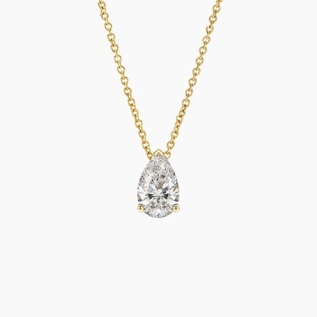 Pear Carbon Capture Lab Diamond Pendant (1 ct. tw.)