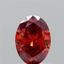 1.20 Ct. Fancy Intense Brownish Orange Oval Lab Grown Diamond