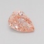 0.44 Ct. Fancy Vivid Pink Pear Lab Grown Diamond
