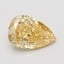 2.07 Ct. Fancy Intense Yellow Pear Lab Grown Diamond