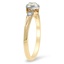 The October Ring, smalltop view on a hand