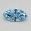 0.37 Ct. Fancy Vivid Blue Marquise Lab Grown Diamond