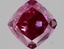 0.73 Ct. Fancy Vivid Pink Cushion Lab Grown Diamond