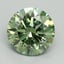 2.00 Ct. Fancy Vivid Green Round Lab Grown Diamond