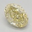 2.06 Ct. Fancy Intense Yellow Oval Lab Grown Diamond