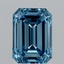 2.03 Ct. Fancy Vivid Blue Emerald Lab Grown Diamond