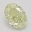 2.03 Ct. Fancy Light Yellow Oval Diamond