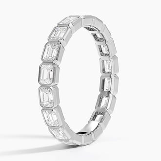 East-West Bezel Emerald Cut Eternity Diamond Ring (1 1/2 ct. tw.)