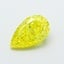 1.82 Ct. Fancy Vivid  Yellow Pear Lab Grown Diamond