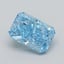 0.56 Ct. Fancy Vivid  Blue Radiant Lab Grown Diamond