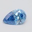 1.51 Ct. Fancy Vivid Blue Pear Lab Grown Diamond