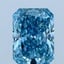 1.51 Ct. Fancy Vivid Blue Radiant Lab Grown Diamond