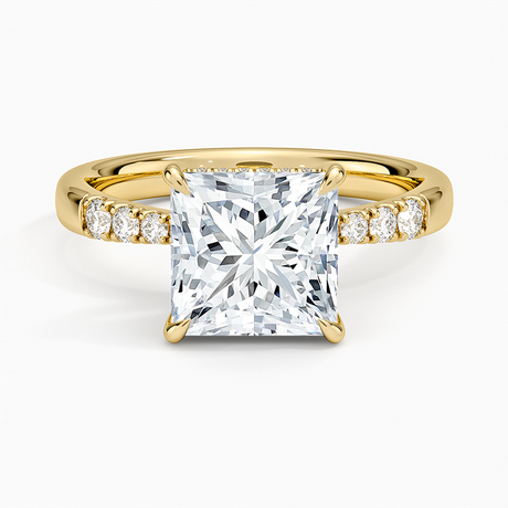 Bella Hidden Halo Diamond Ring