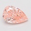 1.50 Ct. Fancy Vivid Pink Pear Lab Grown Diamond