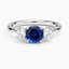 Platinum Selene Three Stone Diamond Ring (1/3 ct. tw.), smalltop view