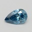 0.50 Ct. Fancy Vivid Blue Pear Lab Grown Diamond