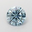 1.24 Ct. Fancy Intense  Blue Round Lab Grown Diamond