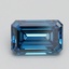 2.00 Ct. Fancy Vivid Blue Emerald Lab Grown Diamond