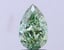 2.01 Ct. Fancy Vivid Green Pear Lab Grown Diamond
