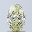 1.55 Ct. Fancy Yellow Oval Lab Grown Diamond