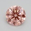 1.66 Ct. Fancy Intense Pink Round Lab Grown Diamond
