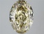3.58 Ct. Fancy Yellow Oval Lab Grown Diamond
