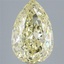5.03 Ct. Fancy  Yellow Pear Lab Grown Diamond