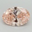 3.04 Ct. Fancy Intense Pink Oval Lab Grown Diamond