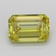 4.52 Ct. Fancy Intense Yellow Emerald Lab Grown Diamond