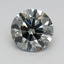 0.73 Ct. Fancy Greyish Green Round Lab Grown Diamond