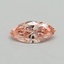 0.34 Ct. Fancy Vivid Pink Marquise Lab Grown Diamond